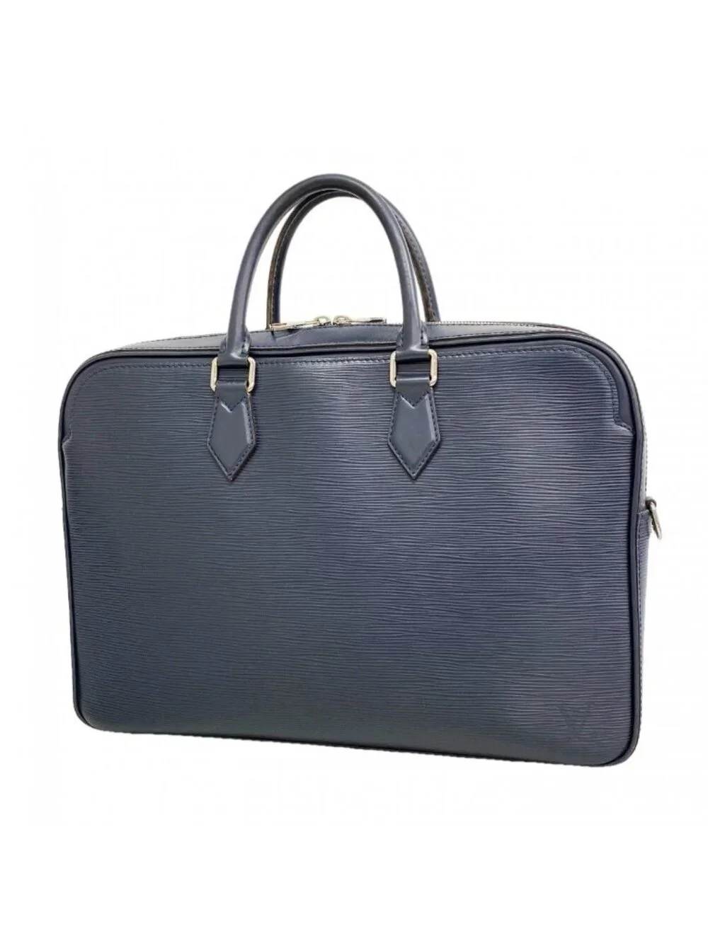 Louis Vuitton Business Epi Dandy Briefcase MM Blue Marine